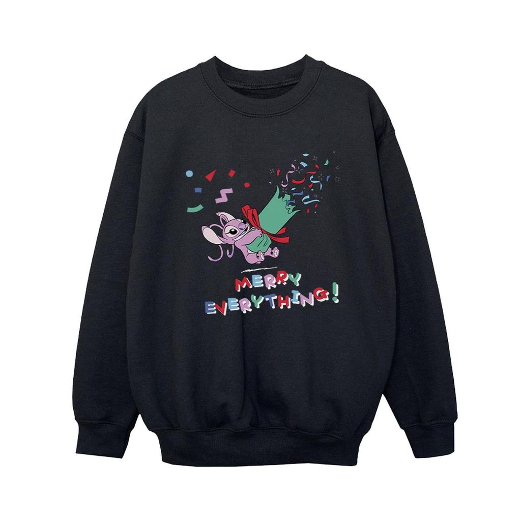 Disney Boys Lilo And Stitch Angel Merry Everything Sweatshirt