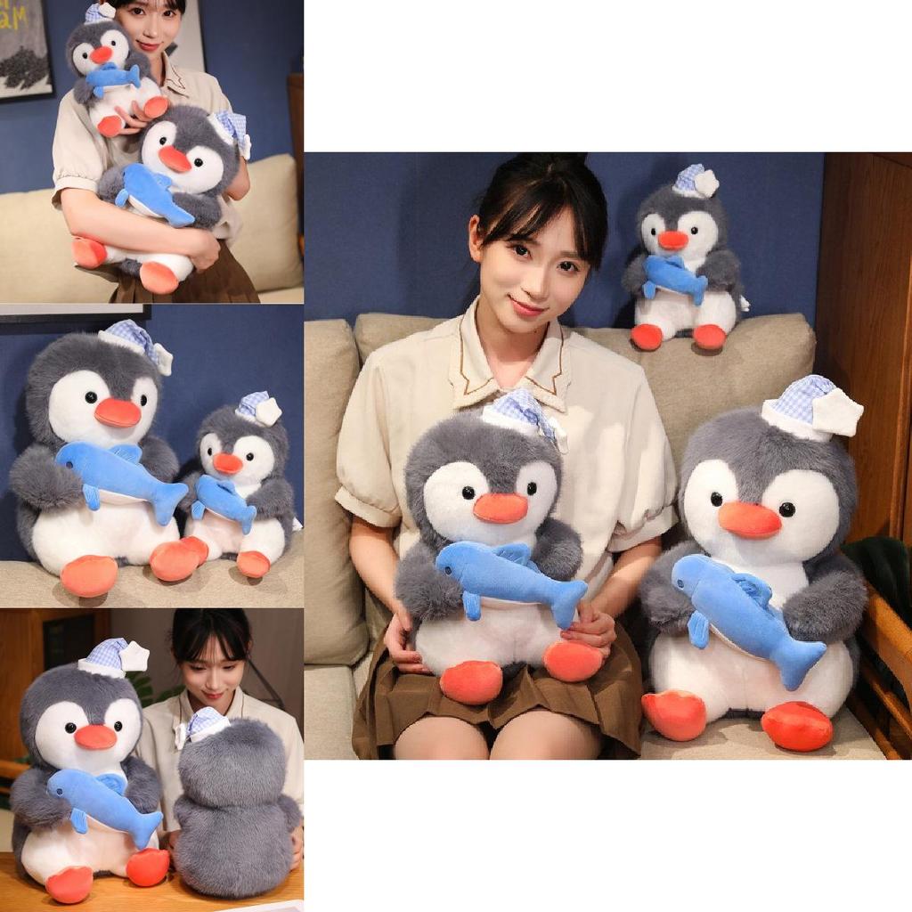 Adorable Penguin Plush Toy Soft Ocean Animal Cuddly Doll For Children And Kids