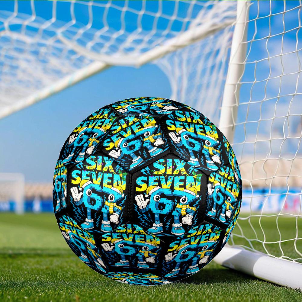 Adventure Energy Number 67 Size 5 Soccer Ball, Suitable for Training and Matches, High-Elasticity, Wear-Resistant Material Gift for Fan