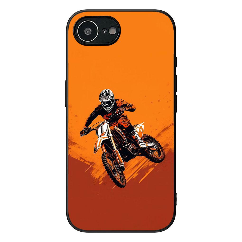 Soft Cover for Apple iPhone 17 16 14 15 Pro Max Plus 15+ 16E XR ProMax Air 16+ Coque Phone Case Motorcycle Sports Moto Cross