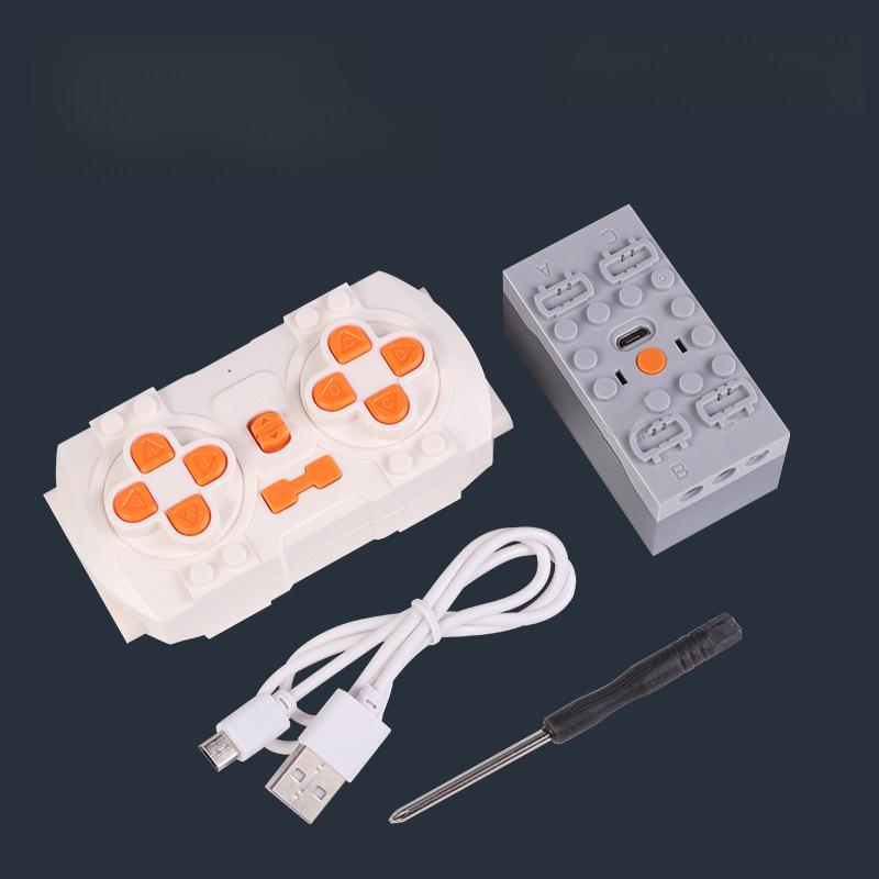 Наука и образование LEGO-совместимые MOC Power Tech Программирование Строительные блоки: PF Parts Сборка мотора и игрушка с главным управлением