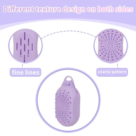 Силиконовый мешочек для мыла с дренажными отверстиями, дизайн с кнопкой, двусторонний отшелушивающий мешочек для мыла, кармашек для хранения мыла, мочалка для душа