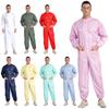 Mens Adults Anti-static Dustproof Jumpsuit M-5XL - Stand Collar Front Zip Full-body Coveralls One Piece Work Uniform for Workshop Worker