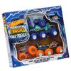 Hot Wheels Monster Truck Transporter Set Игрушечная мини-машина 4 единицы Возраст от 3 лет и старше СинийОранжевый HYJ29