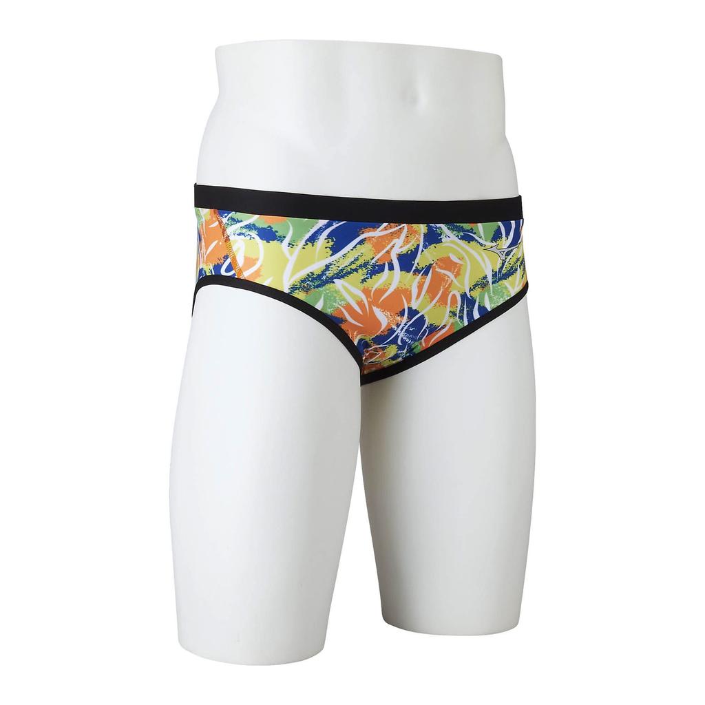 Mizuno EXER SUITS Суперкороткий купальник Размер Размер для соревновательных и тренировочных заплывов Мужской (Коллекция Ri) N2MB2570, L, Желтый, 45,