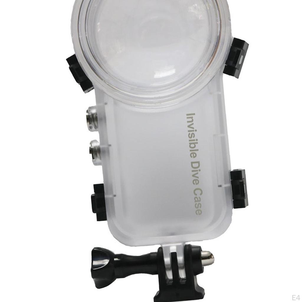 Чехол для дайвинга X3, профессиональный защитный бокс для видеокамеры с обзором на 360°, водонепроницаемый чехол