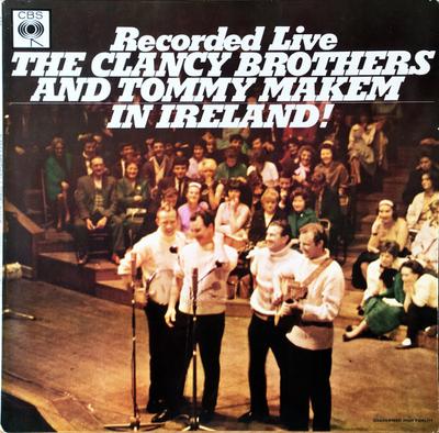 LP Пластинка CLANCY BROTHERS & TOMMY MAKEM - Записано вживую в Ирландии BPG62479 CBS 1965 UK Фолк Б/У