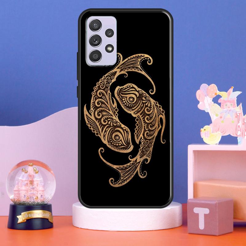 Zodiac Signs Case For Samsung Galaxy A54 A34 A14 A15 A35 A55 A16 A26 A36 A56 A52 A12 A32 A13 A33 A53 A17