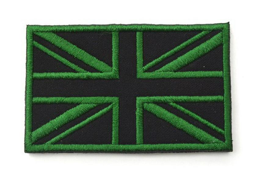 Haike UK Наклейка-патч на ткань Нарукавная повязка: Прочная вышитая велкро-этикетка-флаг