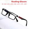Квадратные очки для чтения с защитой от синего света, мужские и женские оптические очки 0 +1,0 +1,5 +2,0 +2,5 +3,0 +3,5 +4,0