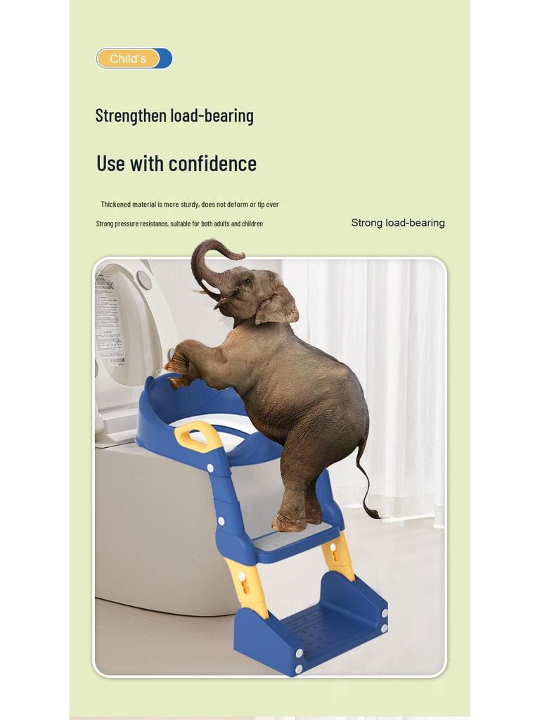 Детский многофункциональный горшок «три в одном» со ступенькой для мальчиков и девочек