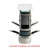 Full Coverage Sunshades for Land Rover Discovery Sport L550 2014~ Front Windshield Sun Visor Mats Window Curtain Accessories