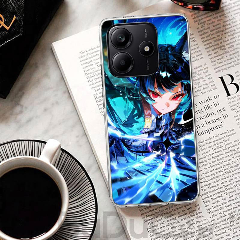 Чехол для телефона Xiaomi Redmi Note 14 13 12S 12 11 Pro Plus Zenless Zone Zero Hoshimi Miyabi 11S 10S 10 11E 11T + 9S 9 Печать