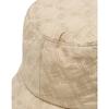 Daks Women Check Contrast Dd Quilted Embroidery Bucket Hat Beige Dche6fp21i2
