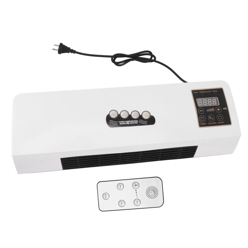 Маленький обогреватель-вентилятор портативный настенный электрический обогреватель горячий вентилятор для ванной комнаты спальни