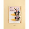 Daiso Disney Mickey Friends Glitter Snap Pins  Pack Of 2  Yellow
