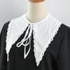 Woman Big Lapel Shirt Detachable Collar for Women Neck Wear Fake Collar Small Shawl Sweater Shoulder Wraps False Collar