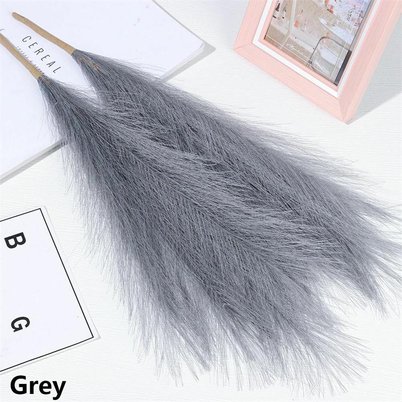 6 шт. 45 см искусственный букет из пампасной травы для новогоднего праздника, свадьбы, вечеринки, украшения дома, имитация сухоцвета, тростника