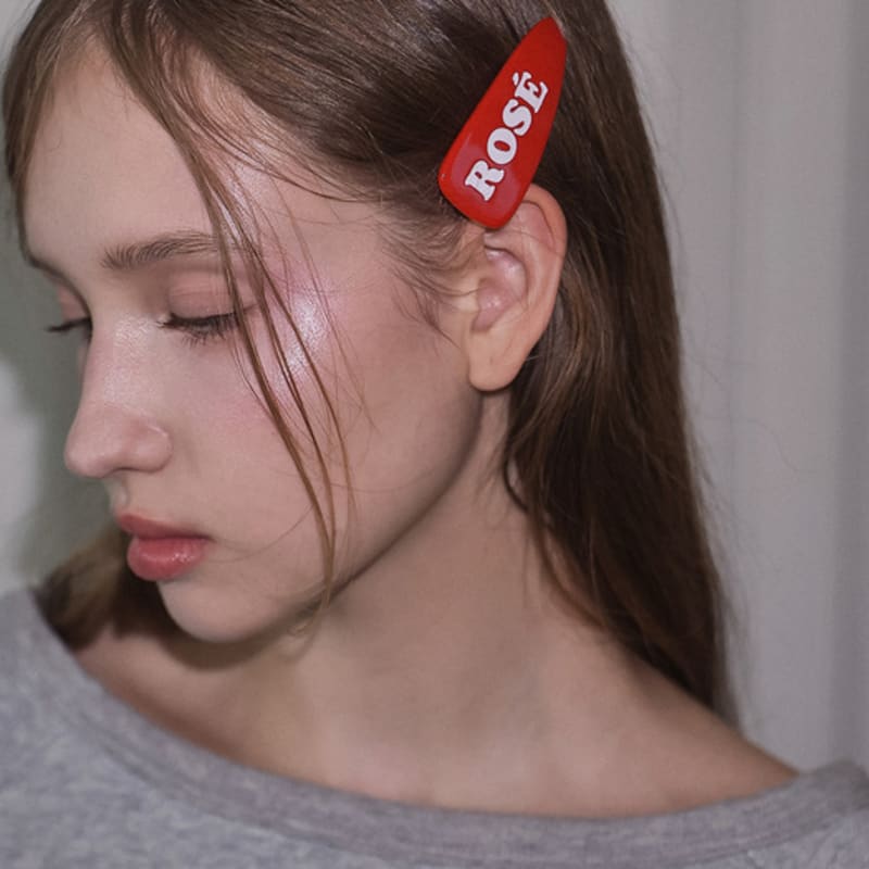 Rosefrantz Clear Hair Pin [Rose Red]