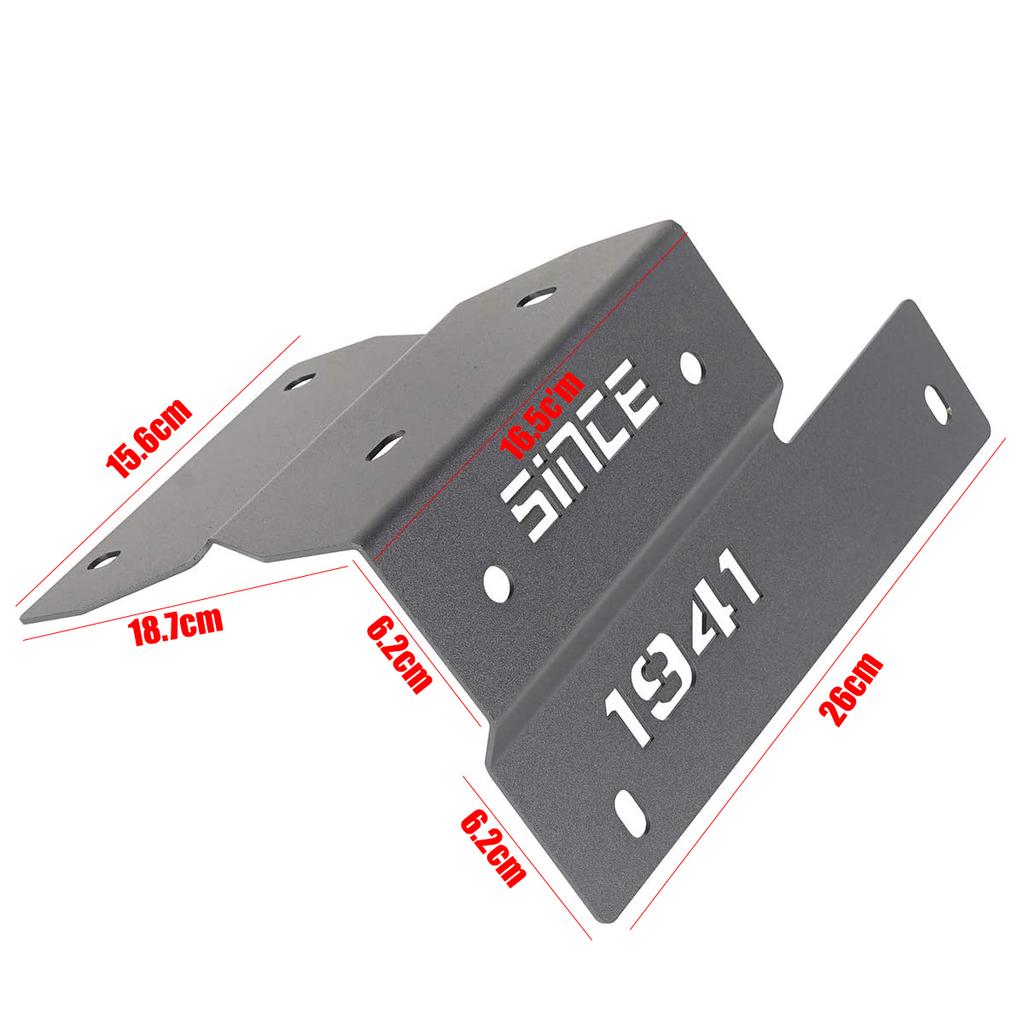 1 пара кронштейнов для крепления на стойке переднего бампера автомобиля для Jeep Wrangler JL 2018-2021 и Gladiator JT