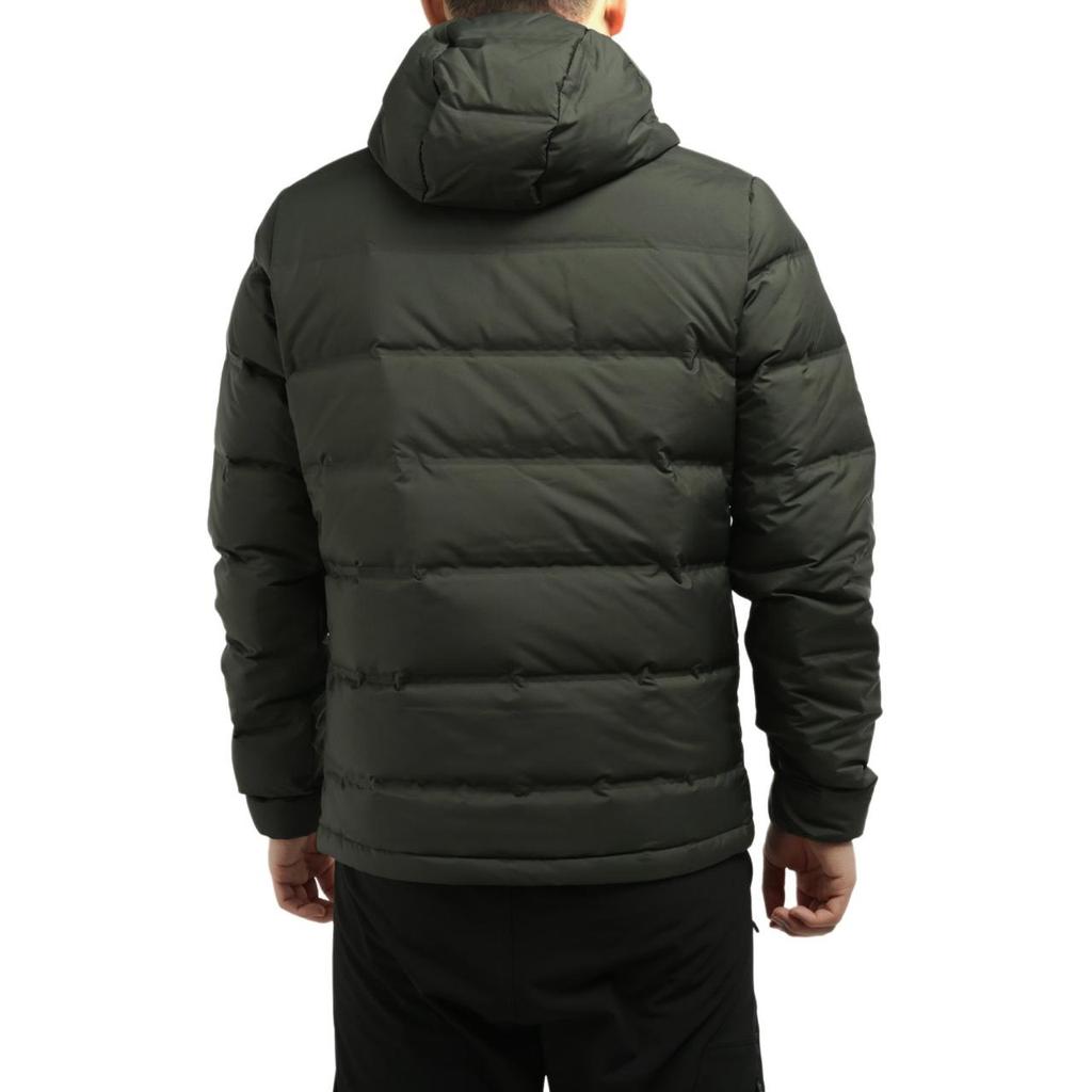 adidas Мужская пуховая куртка с капюшоном Helionic Зеленая DZ1427