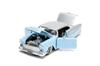 Большие мускулы 1:24 1955 Chevrolet Bel Air Металлическая модель автомобиля - Игрушка для детей и взрослых (Светло-синий)