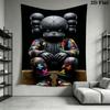 Black bear sculpture Pattern Home Decor Tapestry, Wall Hanging, Decorative RV Wall Cloth.MGT0918479