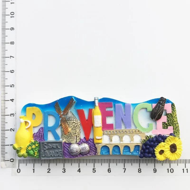 France Travelling Fridge Stickers Provence Menton Lyon Tourism Souvenirs Fridge Magnets Wedding Gifts Home Decoration Crafts