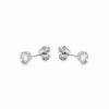 Pendientes - SHELAT - Argent - 925/1000 - Oxyde de zirconium - Dormeuse