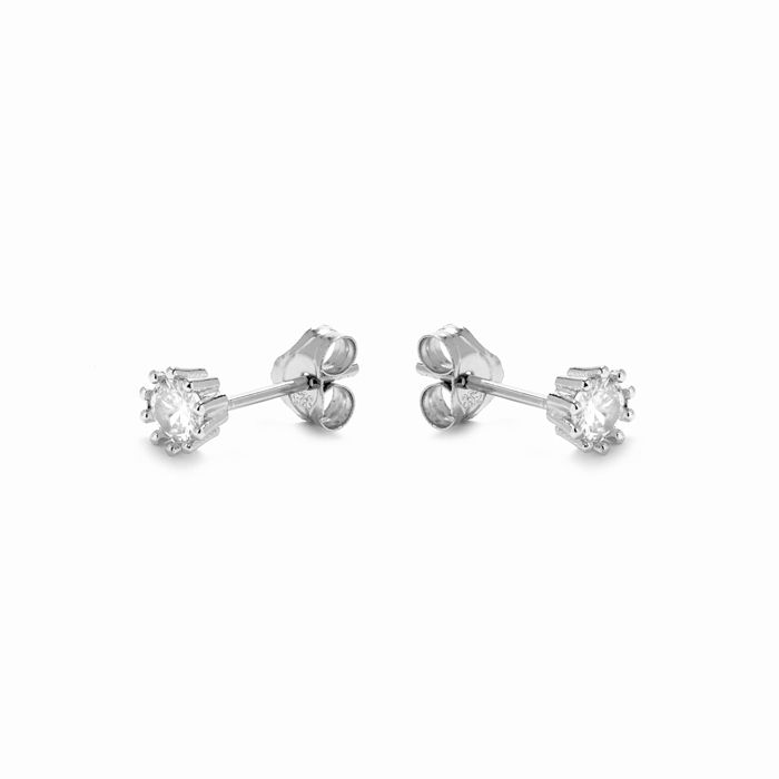 Pendientes - SHELAT - Argent - 925/1000 - Oxyde de zirconium - Dormeuse