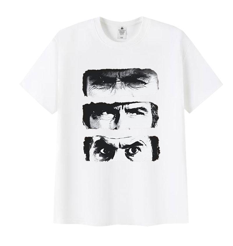 The Good The Bad and Ugly TV Graphic Print T Shirts Unisexs Vintage Fashion Short Sleeve Tshirt Unisex Gothic Clothing Cotton Tshirt