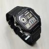 Casio Мужские ЧАСЫ для ПОДРОСТКОВ Черные AE-1200WH-1A(Watch3--)
