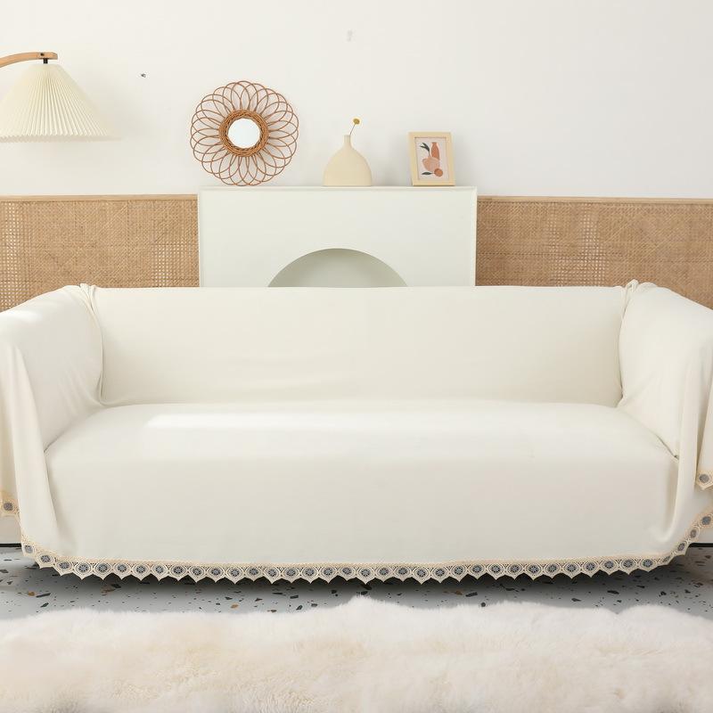 Solid Color Waterproof Blanket Single Full Cover Chenille Sofa Cover Dust Anti-cat Scratch Protection Cover Sofa Blanket Carpet