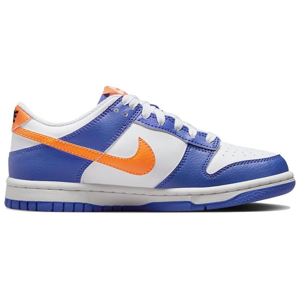 Nike Детские кроссовки Dunk Low GS Knicks Blue Blue-Joy Bright-Mandarin FN7783-400