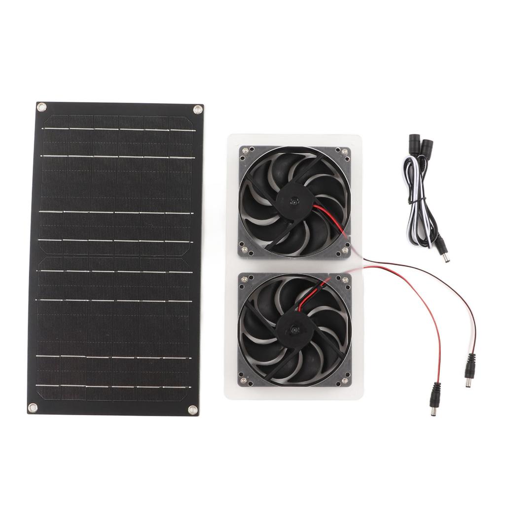 Солнечный вытяжной вентилятор для вытяжки воздуха, водонепроницаемый, 100 Вт, солнечный генератор, двойной вытяжной вентилятор для яхты на колесах