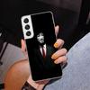 Man Suit Shirt Tie Phone Case For Samsung Galaxy S24 S25 Edge S26 Ultra S23 S22 S21 Plus S20 FE + Personalized Print Cover Galax