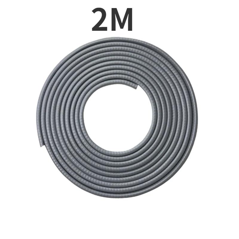 2/3/5M автомобильная дверь противоударные полосы со стальным диском бампер отделка края защитная полоса от царапин уплотнительная защита стиль автомобиля декор