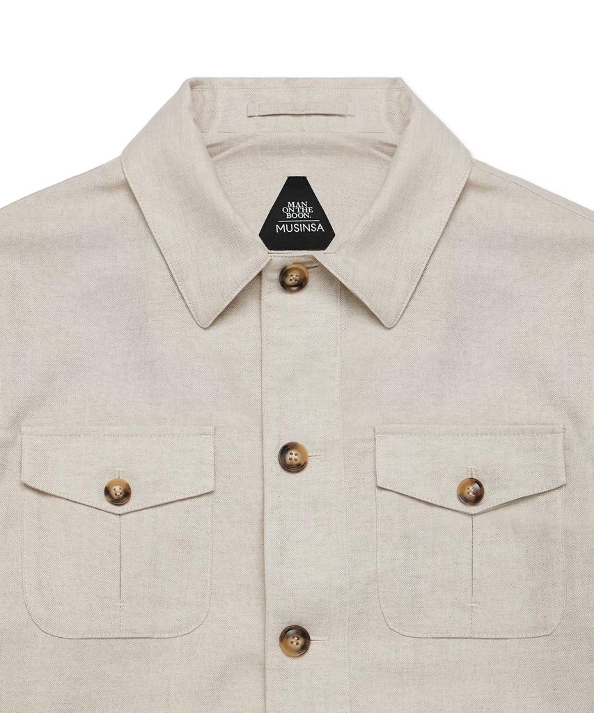 Man On The Boon Safari Field Jacket Ivory