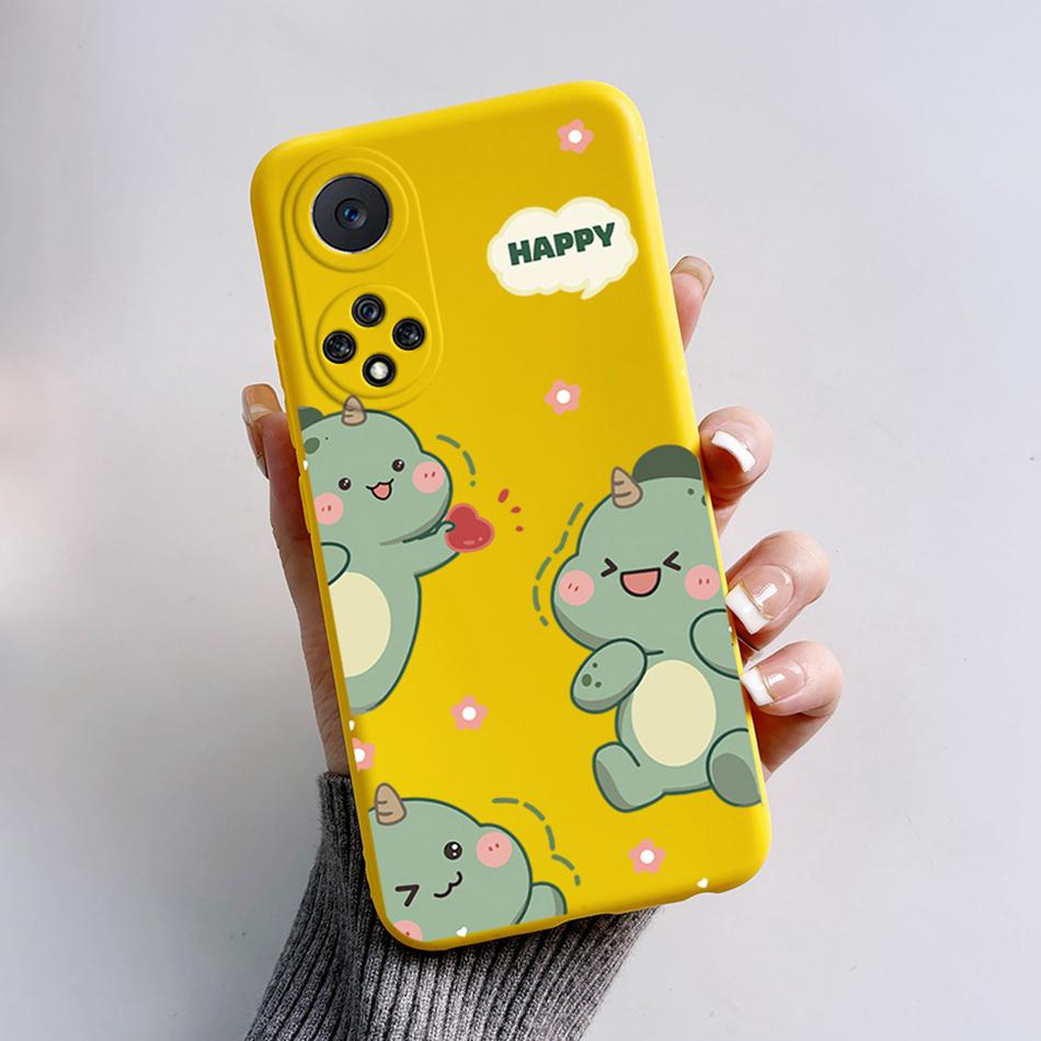 Funda For Honor 50 Capa Huawei Nova 9 Phone Case Soft Silicone Cute Cat Bear Cartoons Back Cover For Nova9 Honor50 Coque Bumper