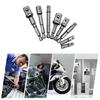 3/8Pcs Wrench Sleeve Power Drill Socket Adapter Bit Hex Drill Nut Driver Shank 1/4 3/8 1/2 Connecting Rod Head Extension