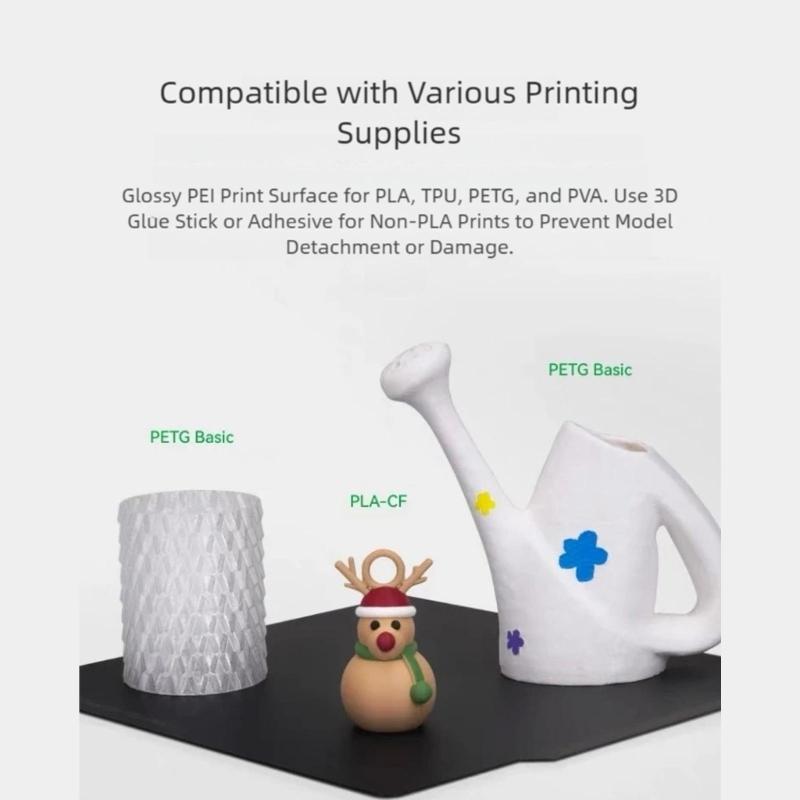 335x325mm Textured Build Plate Steel 3D Printer Accessoies Printing Board Double Side 3D Printing Plate For H2C