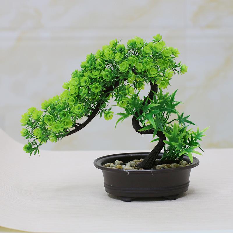 Artificial Pine Tree Indoor Green Plant Decoration - Large Faux Bonsai