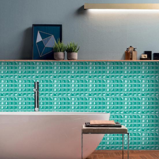 1 комплект наклеек на плитку, съемные самоклеящиеся ПВХ, устойчивые к пятнам наклейки на плитку для дома