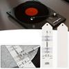 Turntable Cartridge Alignment Protractor & Stylus Force Gauge - Vinyl Record Player Calibration Tool for Accurate Tracking