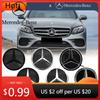 Автомобильная наклейка AMG W220 Для AMG Benz Звезда Логотип Значок Решетка Радиатора Низ Зеркала 3D Логотип из ABS Для Mercedes Benz E-Class W213 2016
