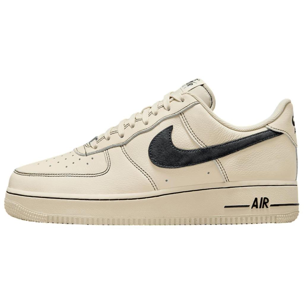 Nike Air Force 1 Низкие Скейтбордические Кроссовки из Коровьей Кожи Мужские Бежевые HQ2037-200
