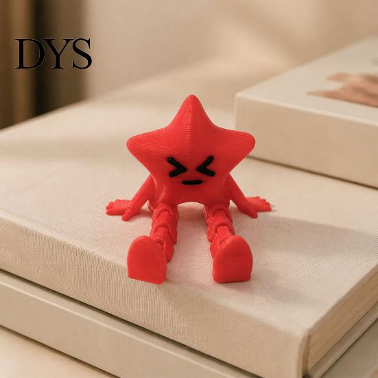 Портативное настольное украшение, фигурка Погодного гнома, 3D-печатная серия с подвижными частями, настольная игрушка, миниатюрные модные украшения, креативный коллекционный декор