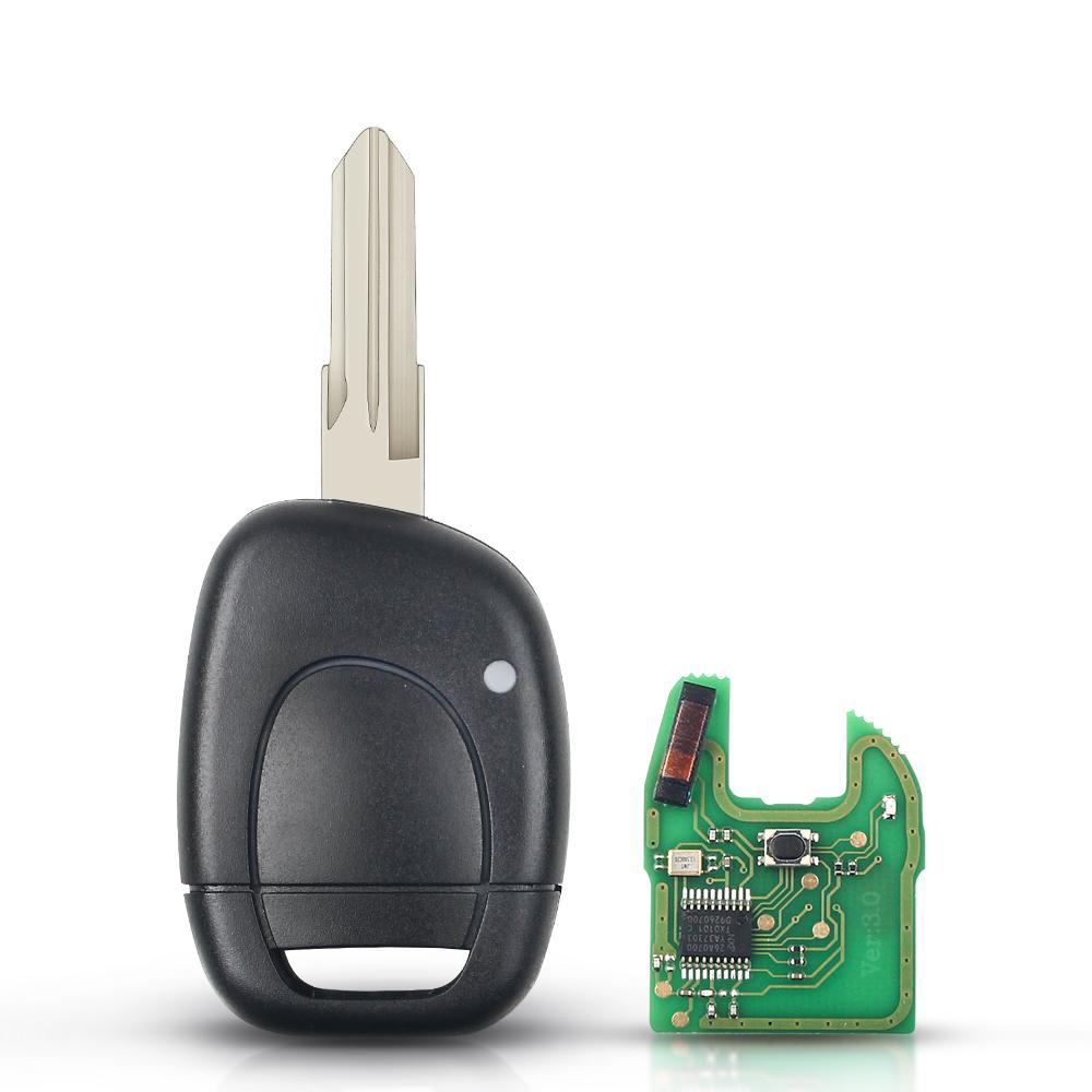 KEYYOU 1 Button For Renault Clio Master Twingo Kangoo 433Mhz Car Remote Key Fit Uncut NE73 VAC102 Blade ID46 PCF7946 Chip Shell
