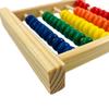 Детские игрушки Мода Счеты Математика Дети Бусины Рамка Деревянная Обучающая Головоломка 5-Рядная Образовательная