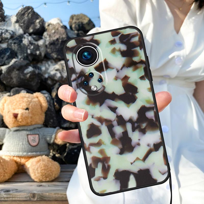 Чехол с черепаховым узором и панцирем черепахи для Honor Magic 6 Pro 90 70 50 Magic 5 Lite X6 X7 X8 X9 X6a X7a X8a X9a X8b X9b